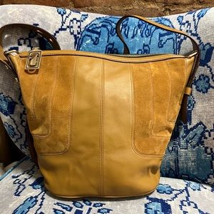 MARC JACOBS LEATHER & SUEDE BAG - NEVER USED.